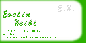 evelin weibl business card